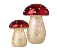 Heaven Sends Light Up Toadstool Mushroom Set, Christmas And Halloween Decorations