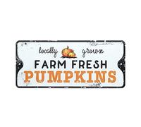 Heaven Sends Metal Pumpkin Patch Decorative Halloween Sign