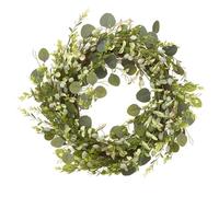 Heaven Sends Mixed Green Foliage Spring Themed Wreath