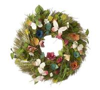 Heaven Sends Multicoloured Butterfly And Floral Wreath 50 Cm - Handcrafted Decorative Door And Wall Wreath