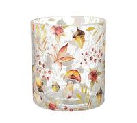 Heaven Sends Mushroom Tealight Holder - Large 10cm x 9cm x 9cm - Autumn Decoration Mushroom Themed Décor Candle Holder T-Light Holder Autumnal Decoration Perfect for Home Kitchen Living Room Tabletop