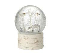 Heaven Sends Musical Forest Friends Scene Snowglobe, 12x12x15.5cm, GAC568 | Musical Glass Snow Globe