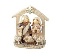 Heaven Sends Nativity Stable Scene - Neutral Tones - 11 x 6 x 12 cm
