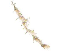Heaven Sends Pampas Grass, Floral And Speckled Egg Easter Garland 130 Cm - Indoor Spring Decoration