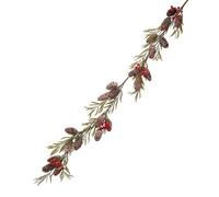 Heaven Sends Pinecones, Leaves & Berry Christmas Garland - 120cm Festive Greenery Decoration for Mantel, Table & Doorway