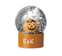 Heaven Sends Pumpkin and Ghost Halloween Globe Decoration