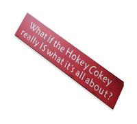 Heaven Sends Red Wooden Plaque Distressed What If The Hokey Cokey Really Is What Its All About