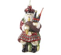 Heaven Sends Scottish Santa with Bagpipes Christmas Tree Hanging Ornament