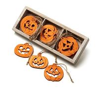 Heaven Sends Set of 12 Hanging Pumpkin Decorations