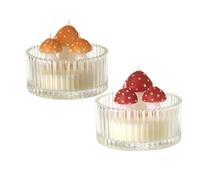 Heaven Sends Set of 2 Toadstool Design Candles