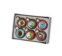 Heaven Sends Set of 6 Colourful Traditional Baubles