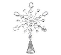 Heaven Sends - Silver Metal Snowflake Tree Topper