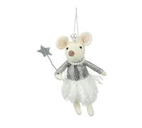 Heaven Sends Silver & White Mouse with Star Wand