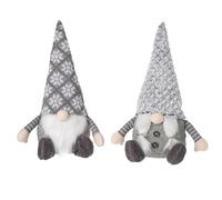 Heaven Sends - Sitting Gonk Couple in Grey Hats - YH523