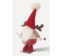 Heaven Sends Skiing Santa Gonk Knitted Mixed-Textile Christmas Decoration One Size Heaven Sends Multicolor