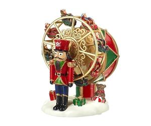 Heaven Sends Spinning Nutcracker Wind Up Ferris Wheel 14 centimetre Music Box