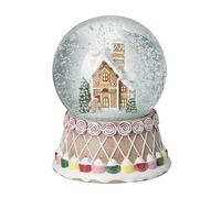 Heaven Sends Tabletop Cupcake Gingerbread House Snowglobe 10.8x10.8x14 Centimetre