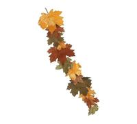 Heaven Sends Velvet Mixed Leaf Autumnal Garland Halloween Decoration