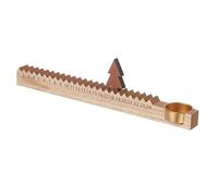 Heaven Sends Wooden Christmas Countdown Calendar With Angel and T Light Holder - 35cm - Festive Advent Decoration - Gift Idea For Christmas - Christmas Advent Calendar