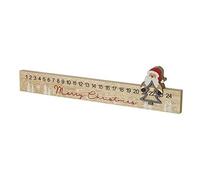 Heaven Sends Wooden Christmas Santa Claus Advent Counter Ruler