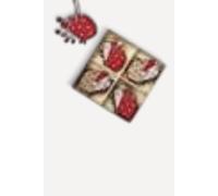 Heaven Sends Wooden Hedgehog Christmas Tree Decoration, 13 x 13 cm, Wood with Twine | Size: 13 x 13 cm Heaven Sends Multicolor 13 x 13 cm