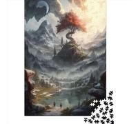 Heaven Tree Of Life 6 Puzzle for Adults And Teenagers 1000 Pieces Puzzle for Adults Sustainable Puzzle Games 1000pcs (38x26cm)