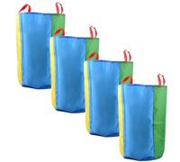 Heavenlife 4 Pcs Potato Sack Race Bags, 3 Sizes Colorful Jumping Bags for Adults & Kids, Sports Day Kit, Outdoor Lawn Games
