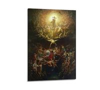 Heavenly Battle With Jesus And Angels Wall Art, Dramatic Religious Decor For Home And Prayer Room Poster Decorative Painting Canvas Wall Posters And Art Picture Print Modern Family Bedroom Decor Poste