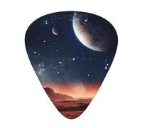 heavenly body 12 Pack Guitar Picks Plectrums with Organizer Storage Box, ABS Material Picks for Acoustic & Electric Guitar, 3 Thickness Options