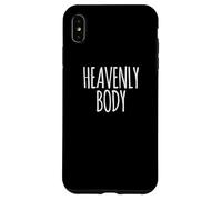 Heavenly Body, Funny Outer Space Gym Workout Graphic Gifts Case for iPhone XS Max