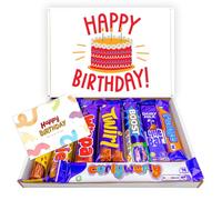 Heavenly Boxes Deluxe Happy Birthday Chocolate Box for Men & Women - Assorted Letterbox Gift Set with Full-Sized Favourites for Her & Him