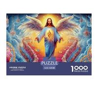Heavenly ChristComplex 1000-Piece Jigsaw Puzzles for Adults Offering An Array of Challenging Puzzle Games - Serves As A Remarkable And Entertaining Gift for Adults And Kids Age 12 Years Up 52x38cm/10