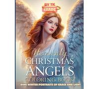Heavenly Christmas Angels Coloring Book: Divine Winter Portraits of Grace and Light - Premium Holiday Edition: 50 PAGES