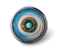 Heavenly Eye Brooch Pins Lapel Pins for Men Women Badge Button Cover Decorative Jewelry Charms for Hats Bags Backpacks Suits Shirts Scarves Clothing Accessories Banquet Wedding Gift