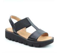 Heavenly Feet Black Ritz Sandals
