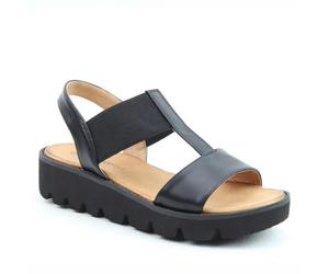 Heavenly Feet Black Ritz Sandals