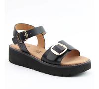 Heavenly Feet Black Sonja Sandals