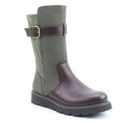 Heavenly Feet Chocolate Khaki Kin Combo Boots