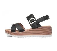 Heavenly Feet Destiny Womens Black Wedge Sandal - Size 6 - Black