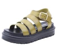 Heavenly Feet Gladiator Sandals Chunky Strappy Lightweight Cleated Summer Shoes Saffron (Olive, UK Footwear Size System, Adult, Women, Numeric, Medium, 5)