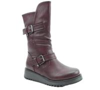 Heavenly Feet Hannah 4 Burgundy Mid Calf Boots UK 3