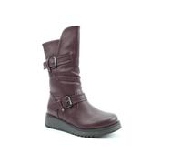 Heavenly Feet Hannah 4 Burgundy Mid Calf Boots UK 7