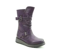 Heavenly Feet Hannah 4 Purple Womens Mid Calf Boots 3507-95