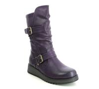 Heavenly Feet Hannah 4 Purple Womens Mid Calf Boots 3507-95