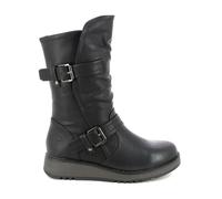 Heavenly Feet HANNAH4 Womens Mid Calf Boots Black - UK 4