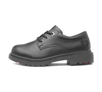 Heavenly Feet Jasmine Girls Black Lace Up Shoe - Size 3 UK - Black