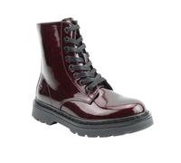 Heavenly Feet Justina 2 Glitter Lace Up Ankle Boots Casual Fashion Shoes (Burgundy Glitter, UK Footwear Size System, Adult, Women, Numeric, Medium, 4)