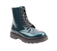 Heavenly Feet Justina 2 Glitter Lace Up Ankle Boots Casual Fashion Shoes (Ocean Glitter, UK Footwear Size System, Adult, Women, Numeric, Medium, 3)