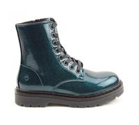 Heavenly Feet Justina 2 Glitter Lace Up Ankle Boots Casual Fashion Shoes (Ocean Glitter, UK Footwear Size System, Adult, Women, Numeric, Medium, 5)