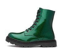 Heavenly Feet Justina Womens Emerald Glitter Boot - Size 7 UK - Green